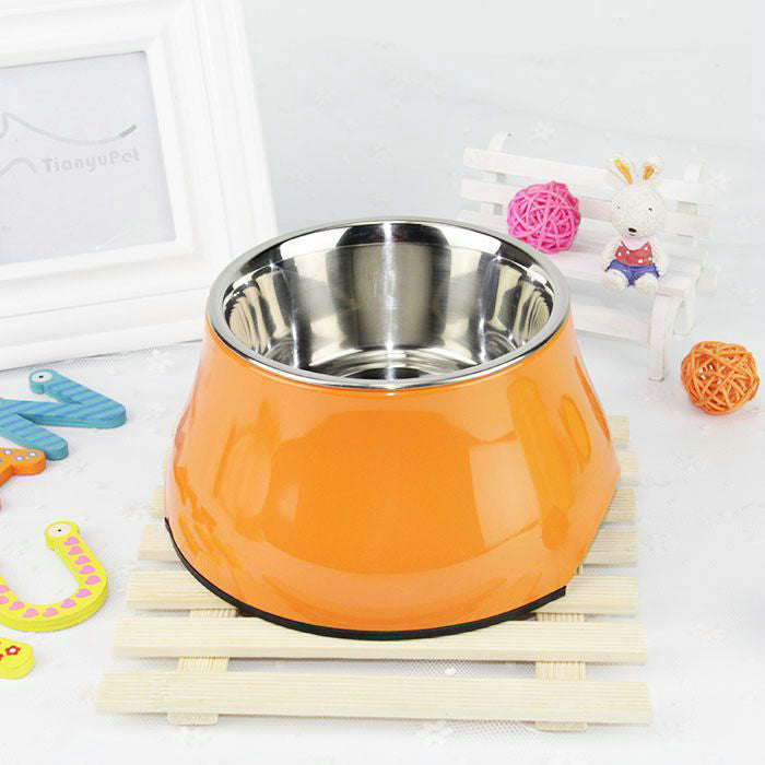 Top-Foot Single Mouth Non-Slip Pet Bowl