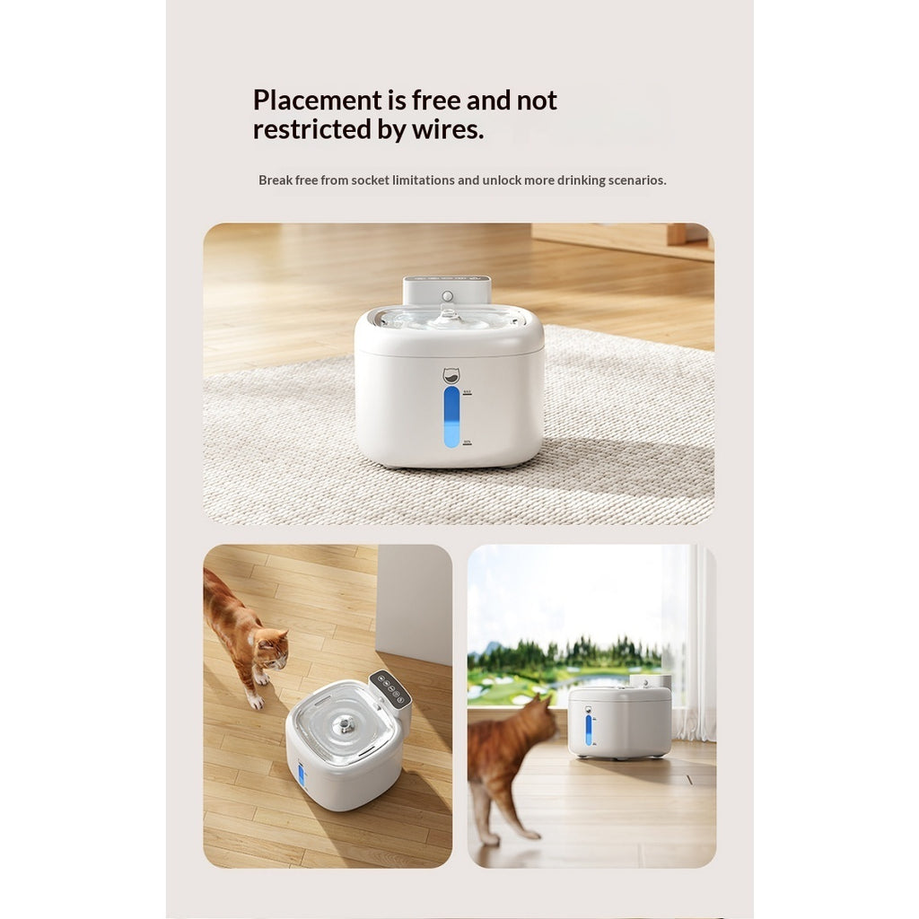 Smart Wireless Filtered Pet Water Fountain