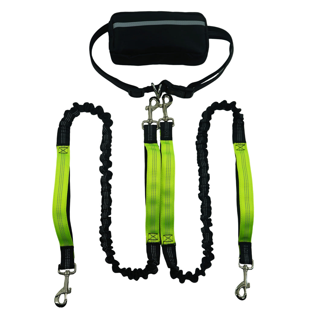 Portable Running Waist Pack With Dog Leash