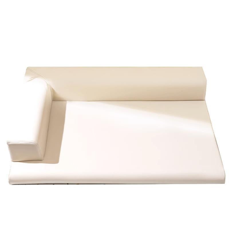 Kennel Simple Plain Leather L-Shaped Kennel Dog Sleeping Rest Mat