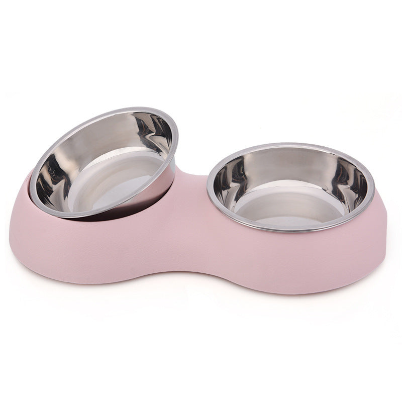 Round Macaron Double Bowl