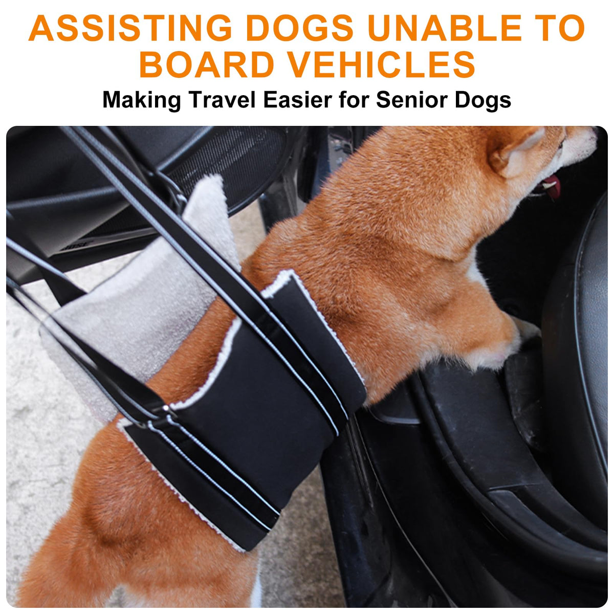 Adjustable Dog Back Leg Lift Harness