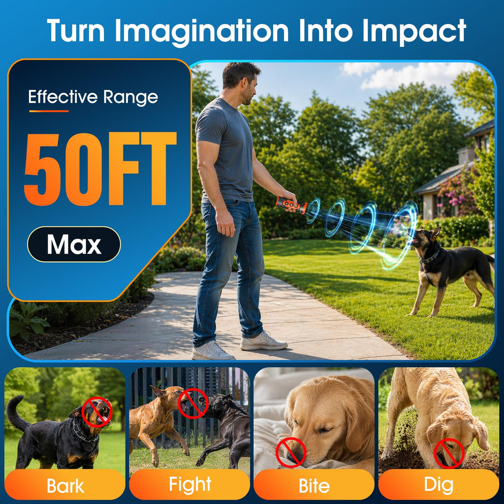 Ultrasonic Dog Bark Deterrent Device
