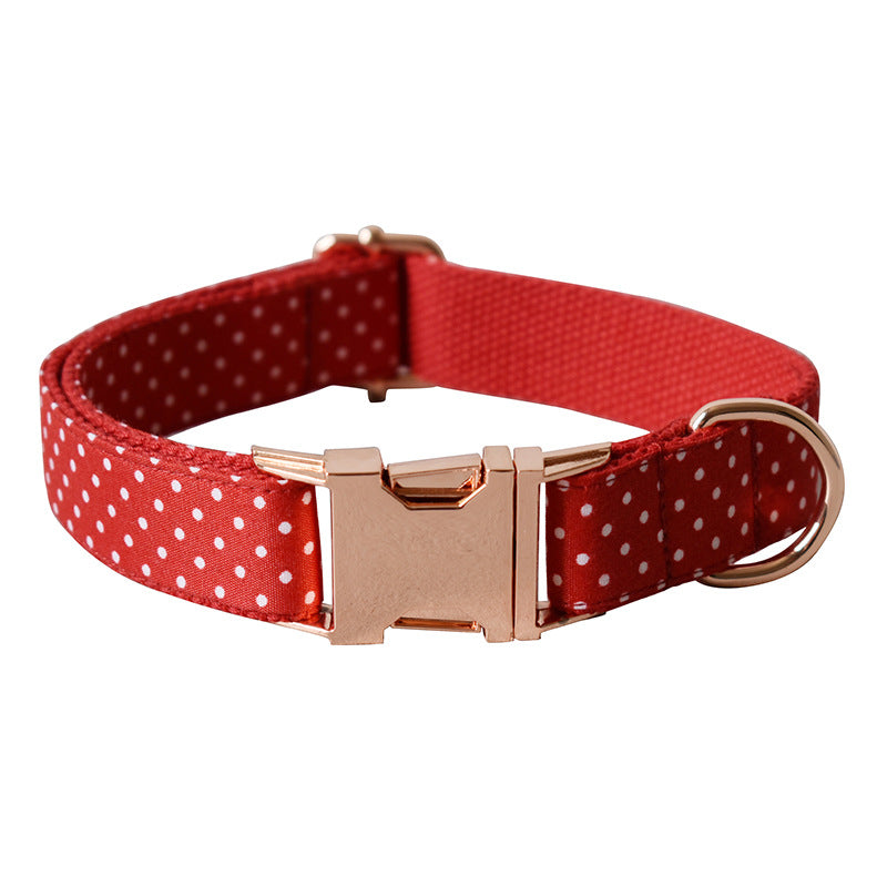 Red Dot Dog Leash Supply Pet Supplies Collar