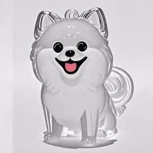 Transparent Puppy Fur Storage Box