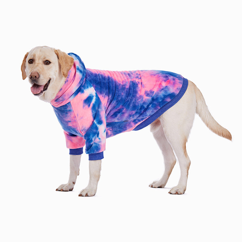 Tie-Dye Dog Hoodie
