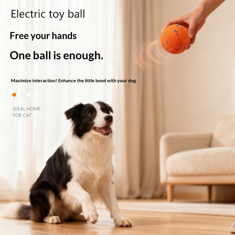 Electric Round Non-Toxic Dog Chew Ball