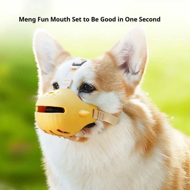Adjustable Breathable Basket Dog Muzzle