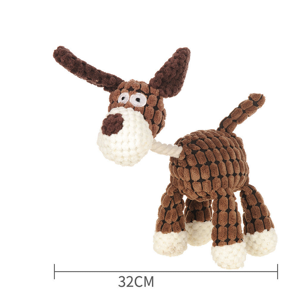 Plush Bite-Resistant Vocal Dog Toy