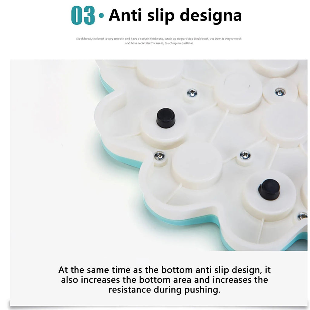 Dog Puzzle Slow Bowl Flower Shape Improve Pet Iq Interactive Feeder Non-Slip Anti-Choking Dogs Training Games Dog Accessories