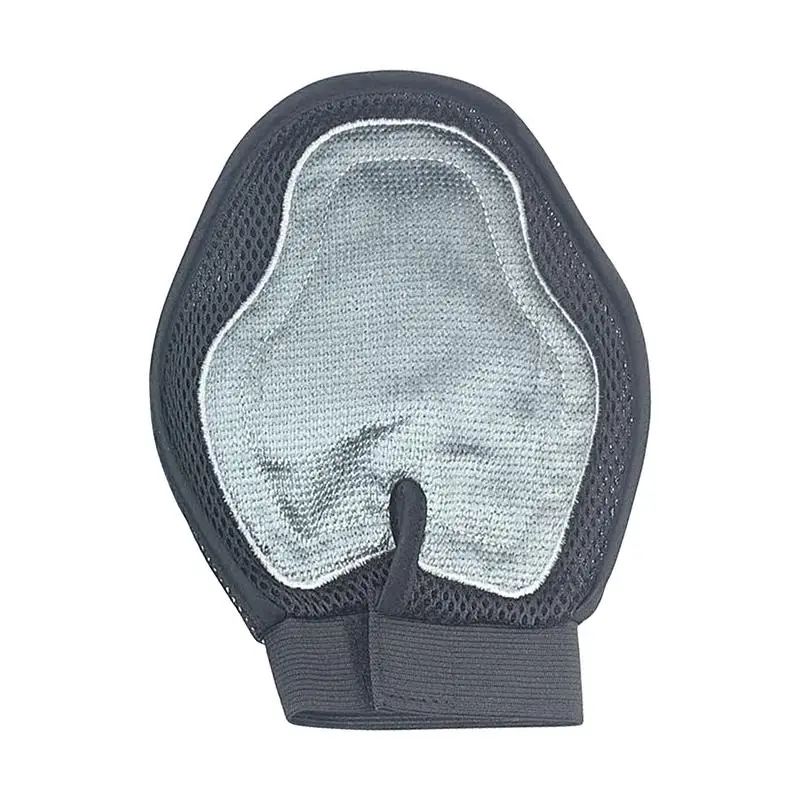 Horse Massage Gloves Pet Hair Gloves Silicone Horse Bathing Brush Breathable Horse Dehairing Gloves Horse Massage Scrubber