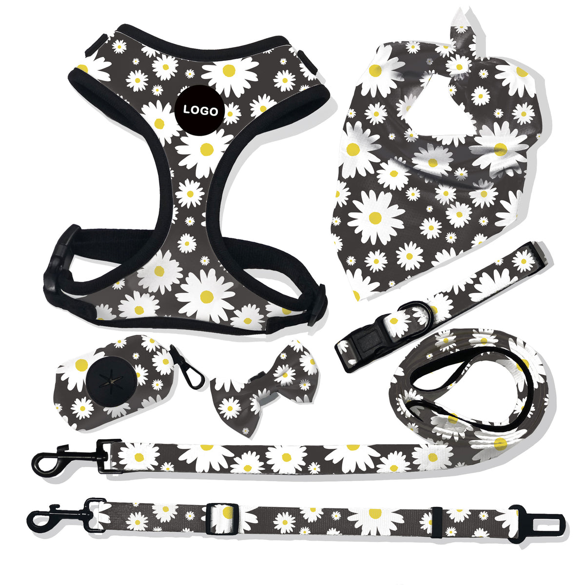 Breathable Dog Harness And Leash Set