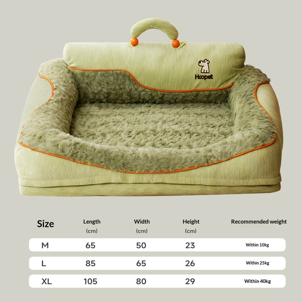 Four-Sided Detachable And Washable Dog Bed For Fall And Winter