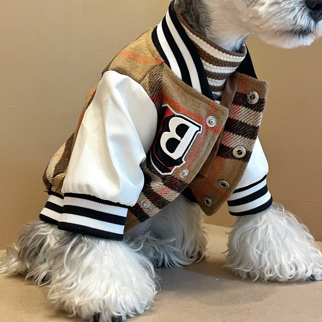 Winter Wool Padded Dog Jacket