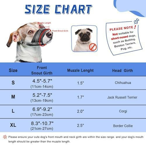 Soft Breathable Mesh Dog Muzzle