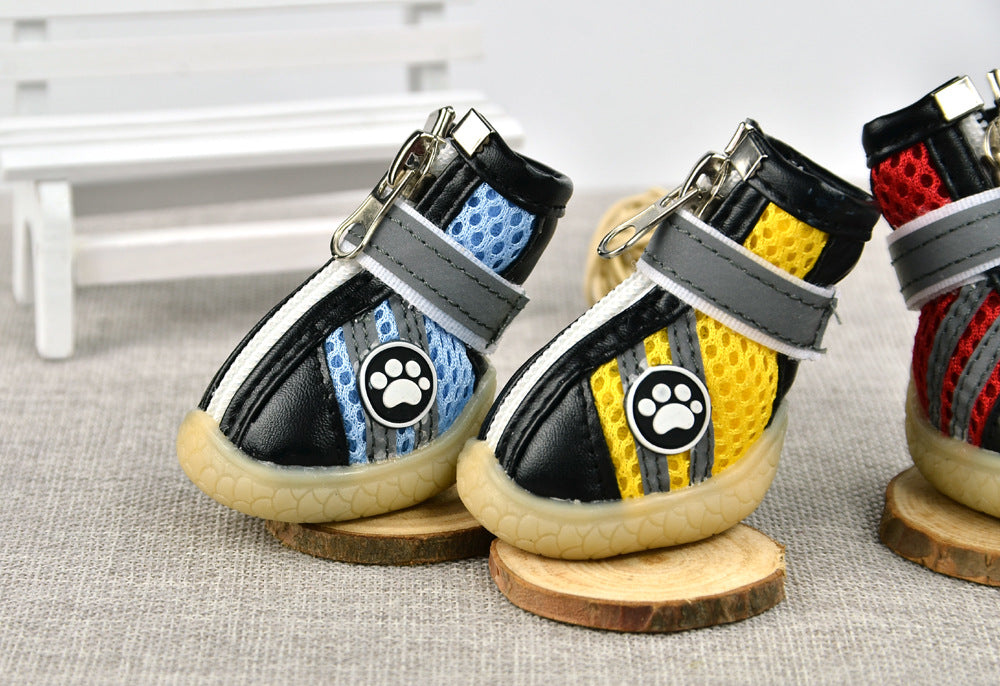 Reflective Breathable Mesh Dog Shoes