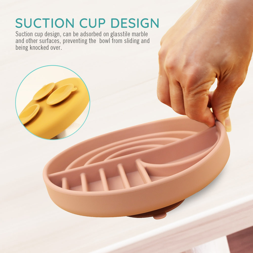 Silicone Slow-Feeding and Licking Pet Bowl