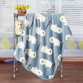 Printed Coral Fleece Dog Blanket