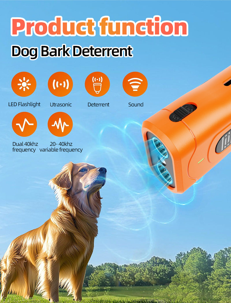 Handheld Ultrasonic Anti-Bark Dog Training Device