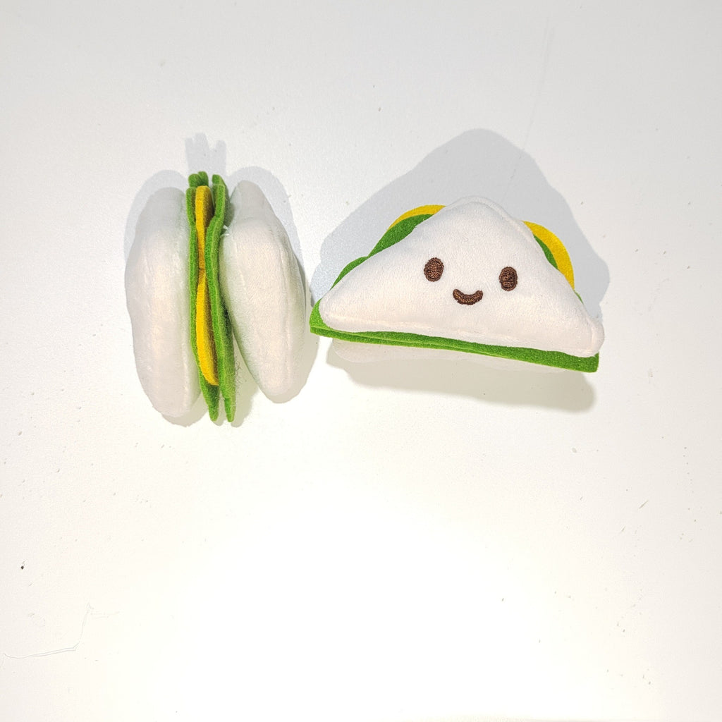 Decompression Hamburger Pet Sounding Toy