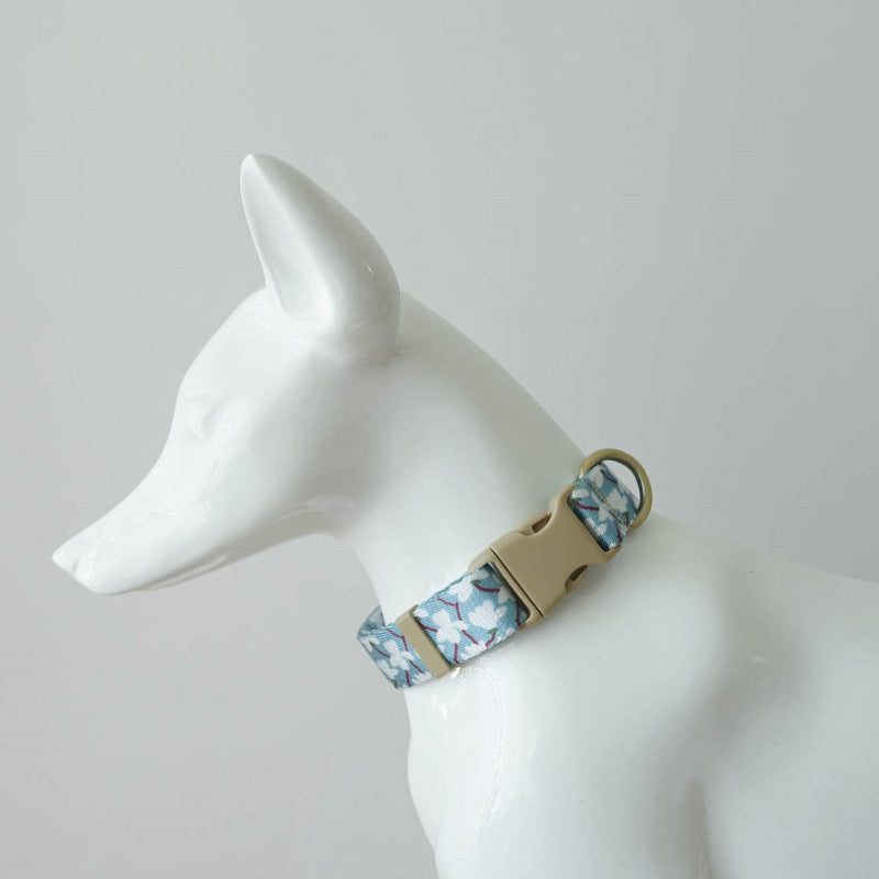 Nylon-Like Silk-Screened Dog Collar