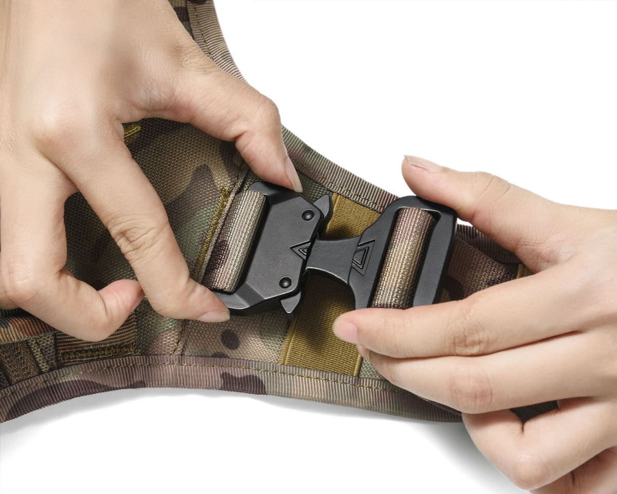 Tactical Dog Vest Quick Release 3-Piece Set