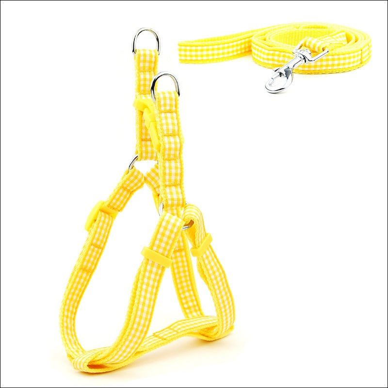 Polka Dot Pet Chest Strap Leash