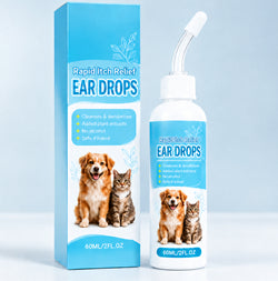 Pet Ear Drops With Mint And Aloe