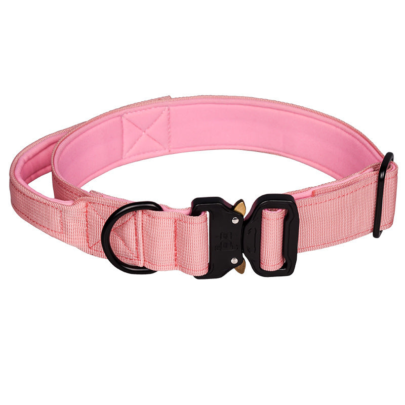 Tactical Collar Nylon Pet Release Buckle Outdoor Collar