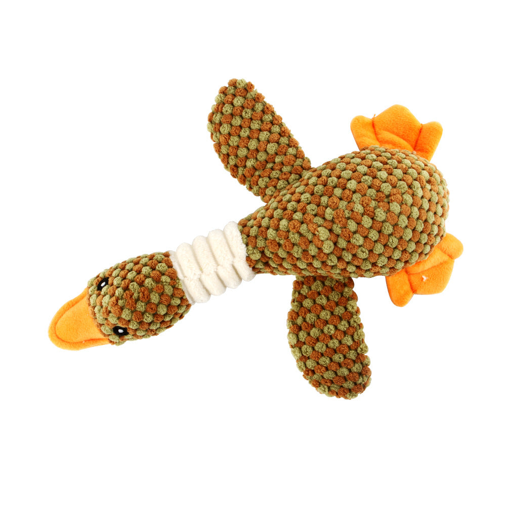 Pet Sound Dog Molar Teeth Cleaning Bite-Resistant Plush Toy