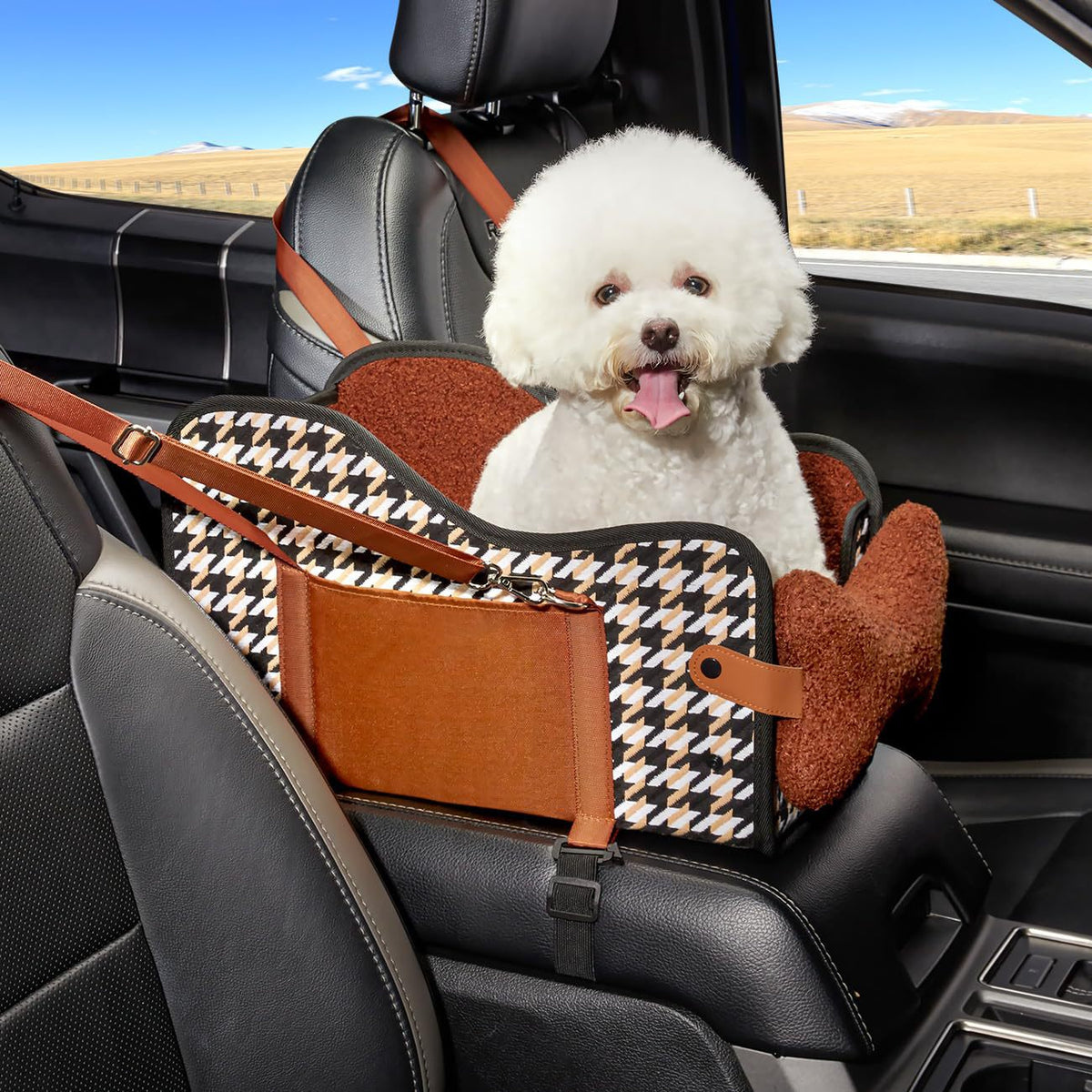 Small Dog Center Console Car Seat