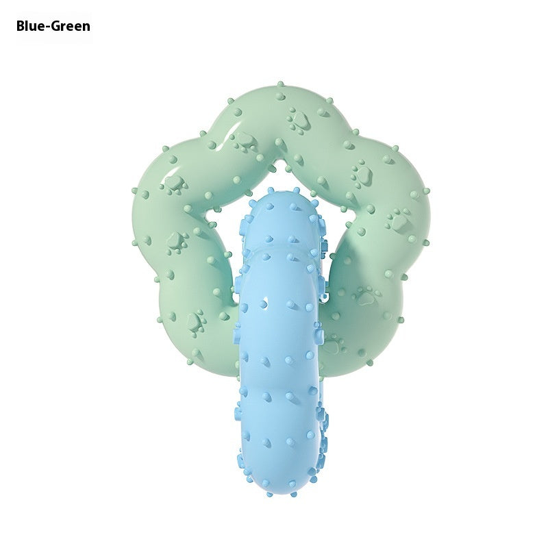 Gnawing Molar Flower Shape Dog Toy