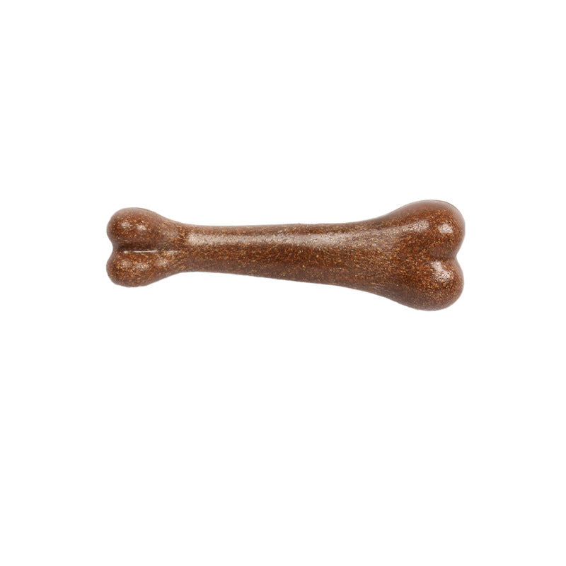 Pet Beef Flavor Simulation Bone Bite-Resistant Molar Interactive Reward Molar Toy