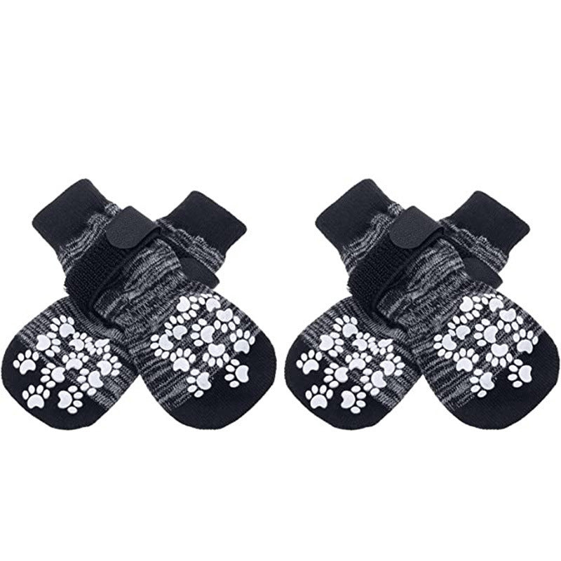 Dog Medium-Sized Dog Waterproof Anti-Drop Warm Indoor Pet Ankle Sock