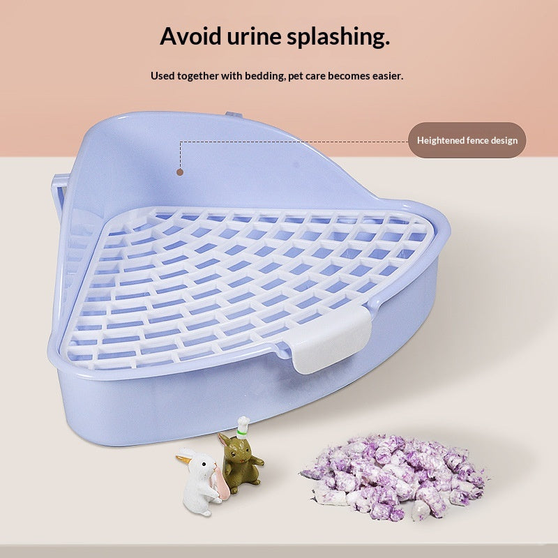 Raised Anti-Splash Small Pet Potty