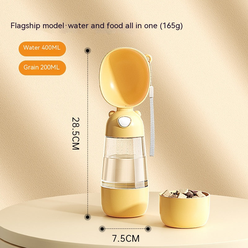 Portable Pet Water and Food Container