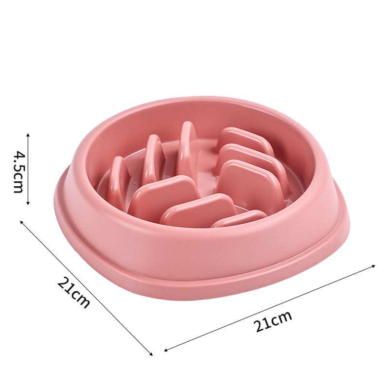 Slow Food Non-Slip Anti-Tumble Pet Bowl