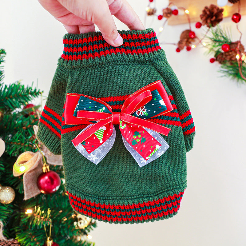 Warm Christmas New Year Dog Clothes