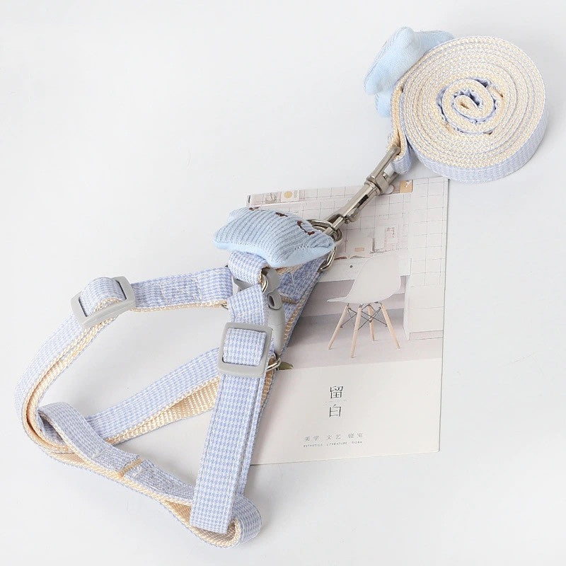 Houndstooth Nylon Dog Leash