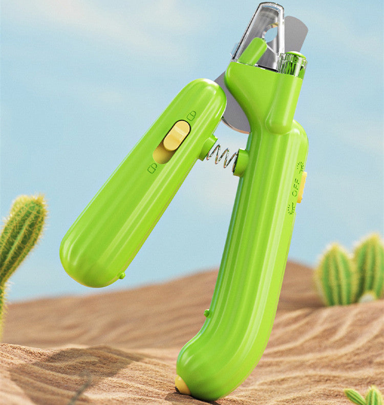 Led Blood Line Multifunctional Pet Nail Clipper
