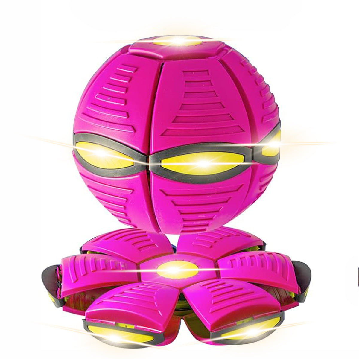 Six-Light Flying Saucer Dog Toy