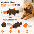Squeaky Dog Plush Chew Toy, Interactive Tug Squeaky Toy For Chewers, Medium & Large Dogs & Fetch Play, Stuffed Long-Neck Toy With Soft Plush
