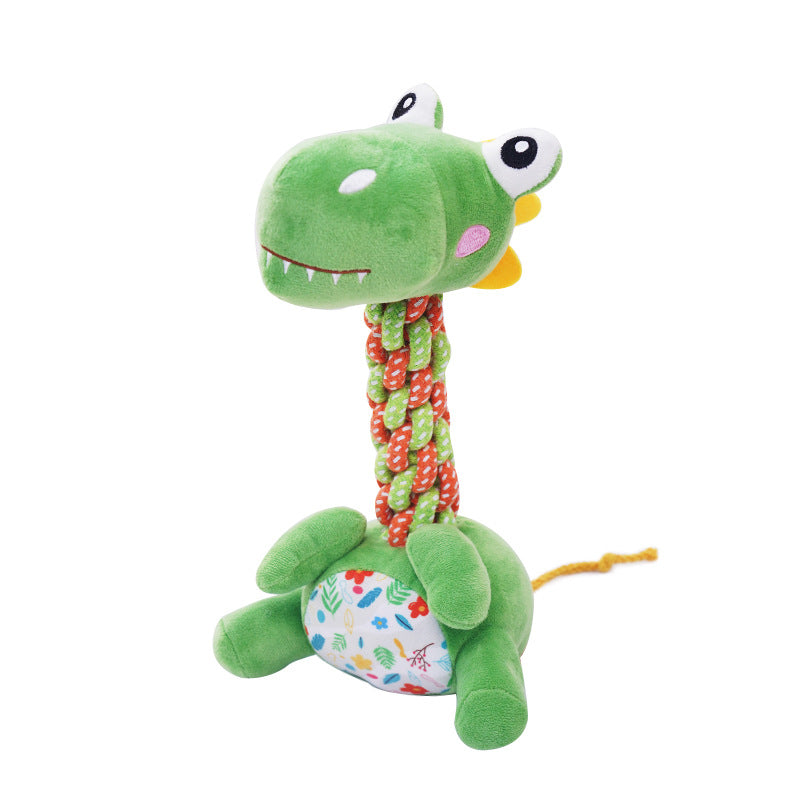 Dog Anti-Stuffy Bite-Resistant Bends And Hitches Plush Toy