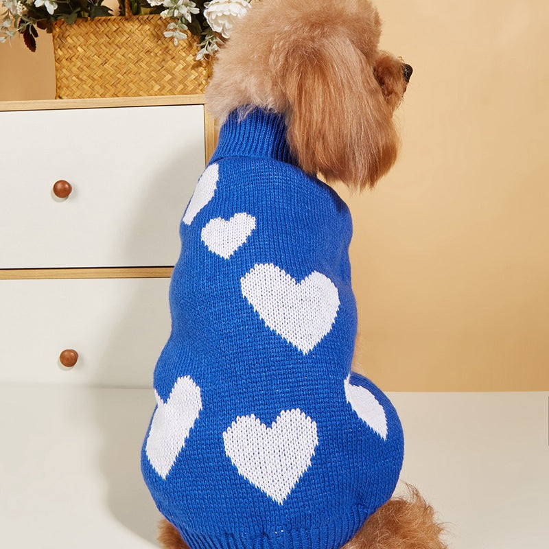 Valentine's Day Dog Knitted Sweater