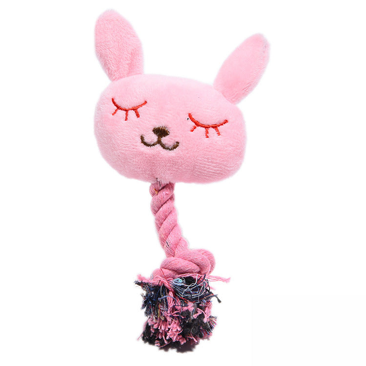 Bite-Resistant Vocalization Plush Dog Toy