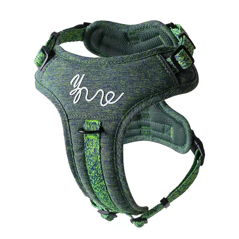Outdoor Portable Dog Vest-Type Hand Holding Rope