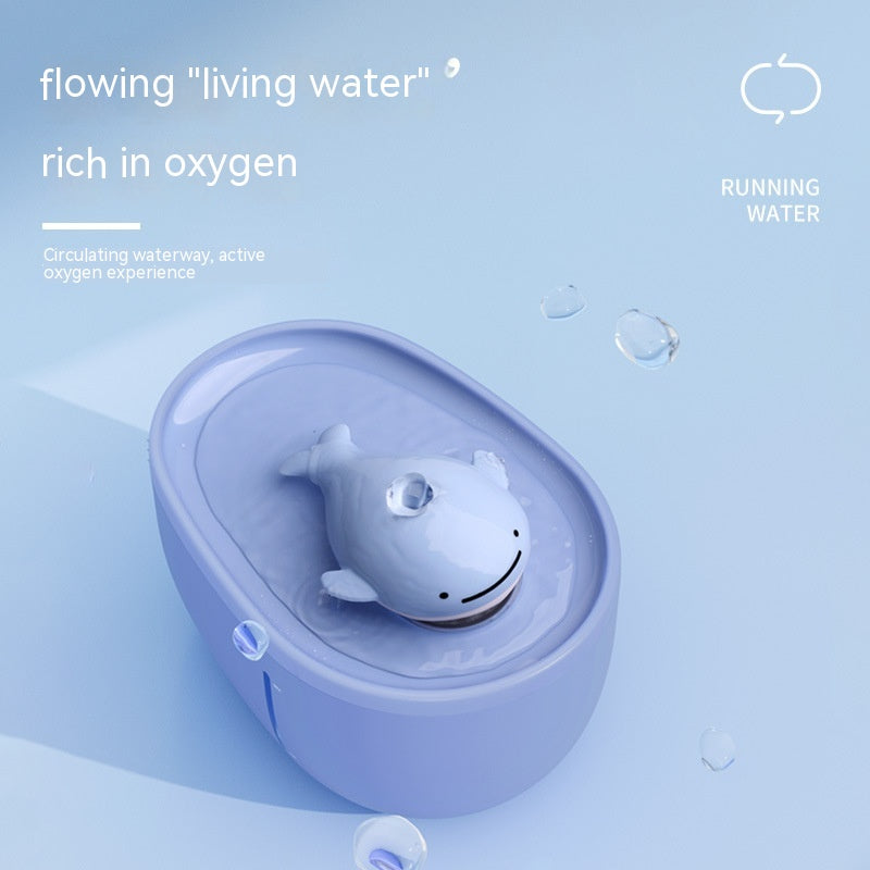 Dancing Whale Pet Water Dispenser Automatic Loop
