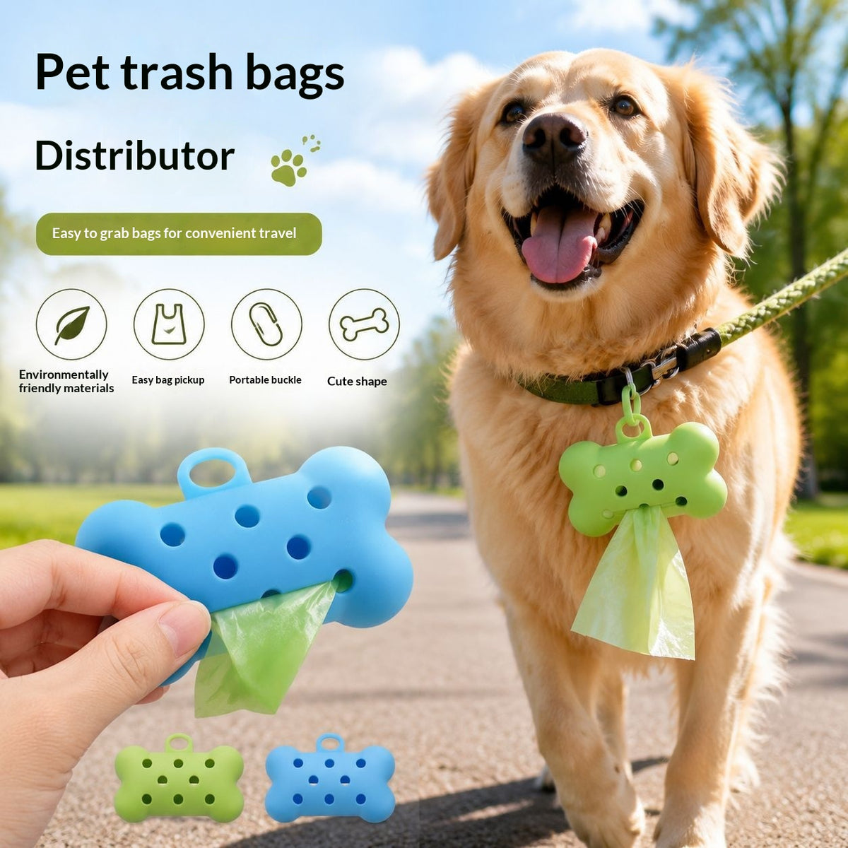 Pet Silicone Storage Dispenser