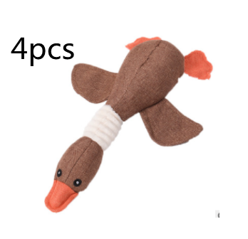 Plush Sound and Puzzle Dog Toys
