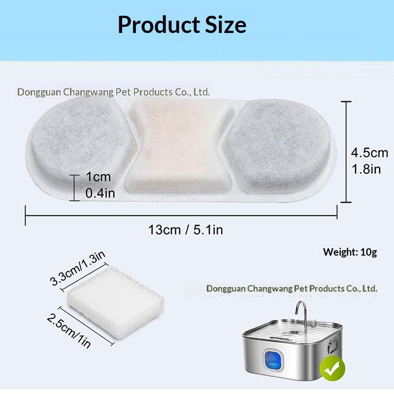 Pet Water Fountain Filter Cartridge